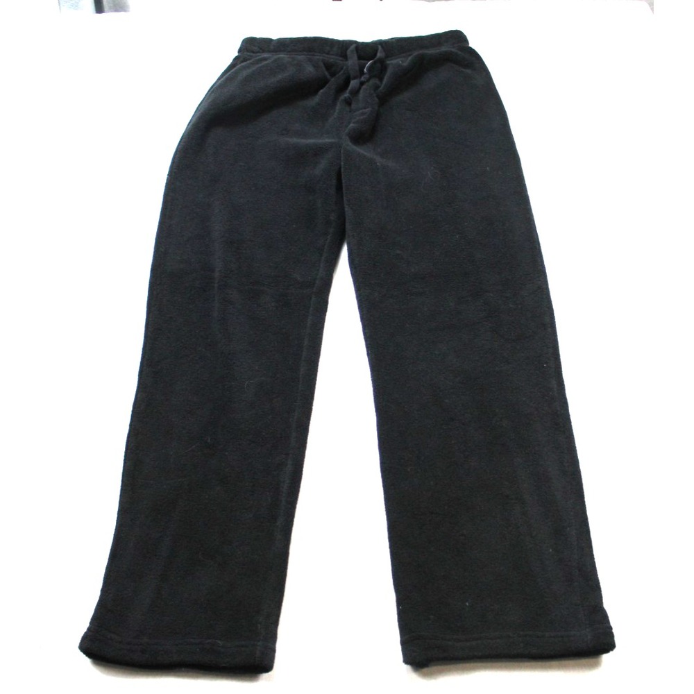 Chaps Women Black Sweatpants Casual Pajamas Size Medium